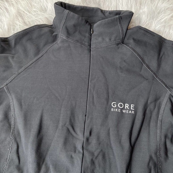 Gore Bike Wear Jacket Sz M Zip Up Workout Cycling Sports Black RN #66633 Womens - Picture 3 of 11